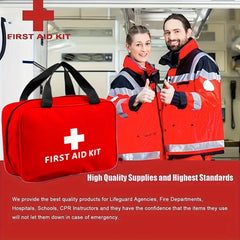 Sale ends soon First Aid Kit - Portable Bag for Hunting, Hiking, Camping - Includes EmergencySupplies And Accessories for Multi-Purpose Use
