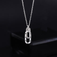 Grandmother & Granddaughter Forever Linked Necklace - Chains with Family Gift, Birthday, and Christmas Gift Ideas, Fashion Jewelry, Sentimental Keepsake