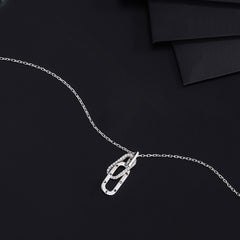 Grandmother & Granddaughter Forever Linked Necklace - Chains with Family Gift, Birthday, and Christmas Gift Ideas, Fashion Jewelry, Sentimental Keepsake