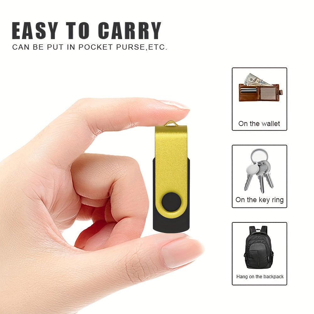 2pcs High-Speed USB 2.0 Flash Drives - Metal Pen Design, Secure Storage for PC/Laptop/Tablet/Mobile Phone, Car Audio & Game Console Compatible - Sizes: 8GB to 64MB