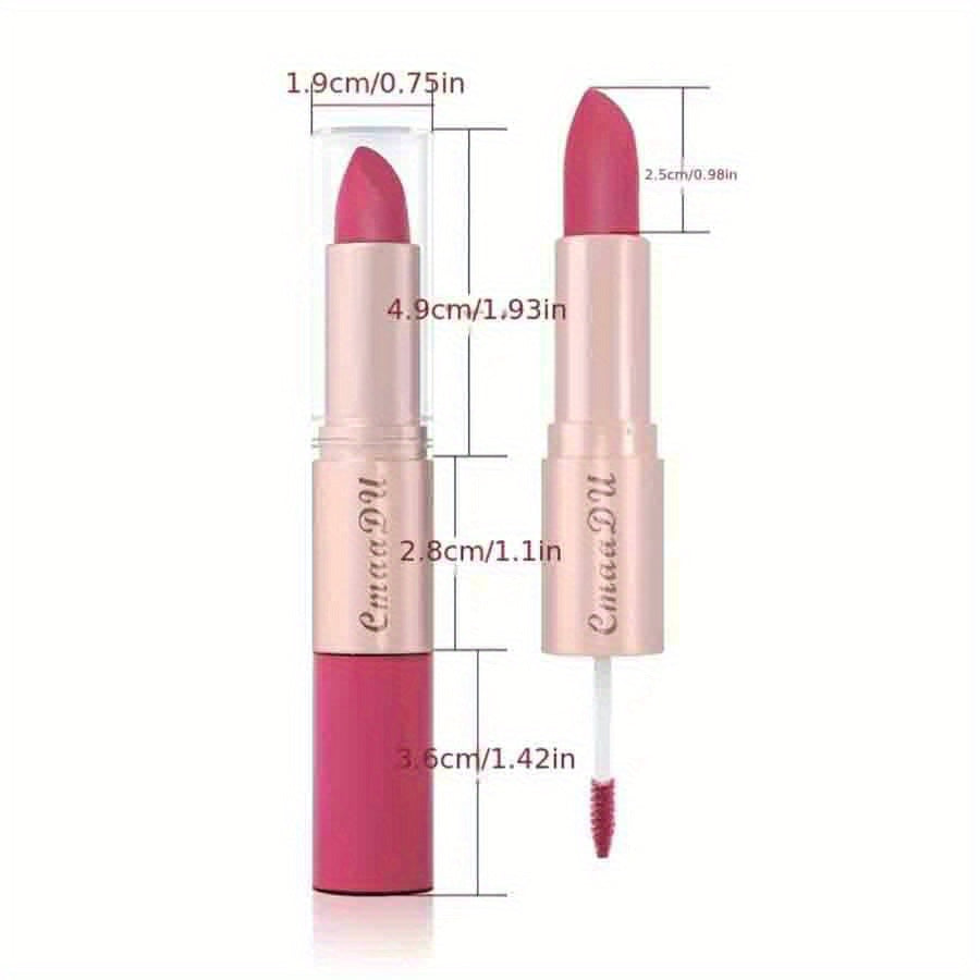 4pcs Matte Lipstick Waterproof, Durable, Easy to Apply, Hard to Take Off, Stain Resistant Liquid Lipstick Lip Gloss, Matte 2-in-1 Lip Makeup