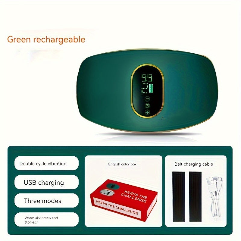 USB-Powered Full-Body Massager – Portable Waist Trainer With Adjustable Intensity, Heating & Vibration For Fitness, Outdoor Use & Perfect Valentine'S Day Present