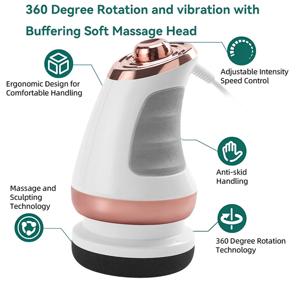 1pc Cellulite Massager: Handheld Electric Body Massager for Skin Tightening, Belly Waist, Butt, Arms &amp; Legs