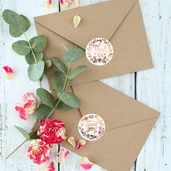 1roll, 20pcs 1.5in Thank You Label, Gift Bag Sealing Sticker, Sticker Label Stamping Appreciation Sticker, Box Seal Sticker, Seal Sticker, Business Commodity Packaging Sealing Stickers, Gift Box Decor Bag Packaging Label, Sea