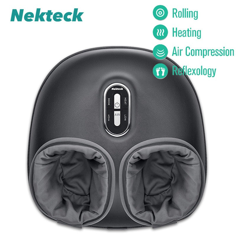 Nekteck Shiatsu Foot Massager Machine with Heat Deep Kneading Air Compression Body Massager and Muscle Relax for Home or Office Use, As A Gift For Parents Mother's Day