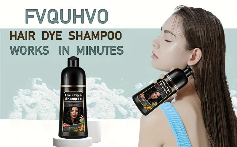 ITSRT Hair Dye Shampoo, 3 In 1 Hair Dye Shampoo +100% White Hair Coverage - White Hair Shampoo With Herbal Ingredients, Suitable For Women And Men, Lasting Coverage, Valentine'S Day, Gift For Mom, Gift For Girlfriend, Surpris