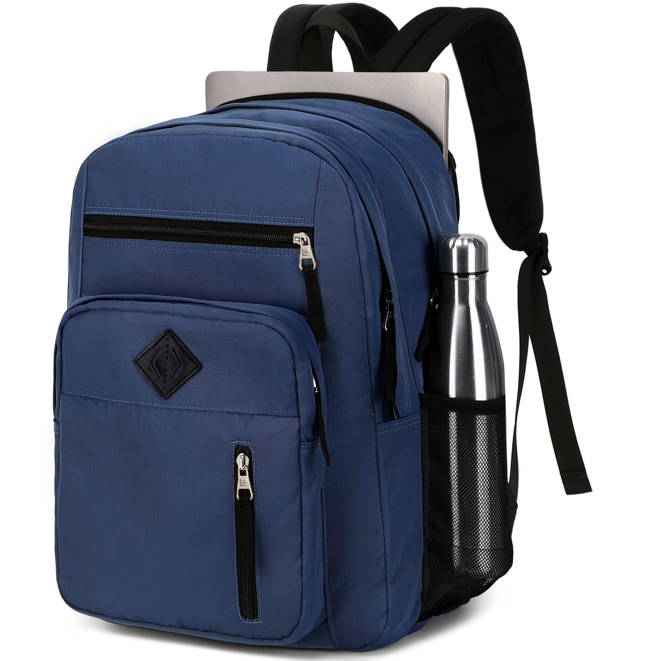 Laptop Backpack 17 inch for Women Men Large College Bookbags Waterpoof Work Business Travel Backpacks Kids School Bag for Girls Boys Students Teens Elementary Schoolbag Casual Daypack Sport -Black