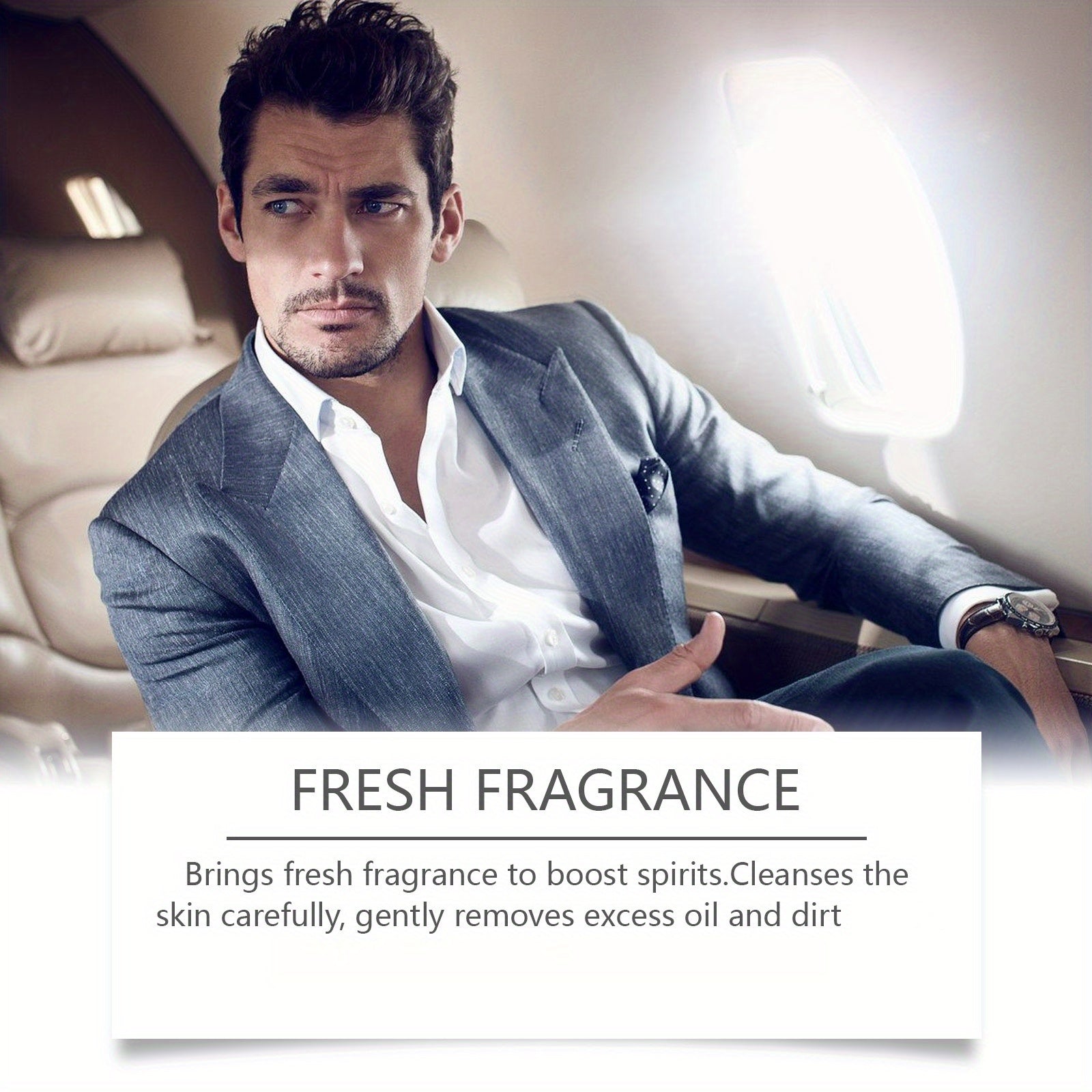 1pc/ 2pcs Men's Perfume Body Wash, Containing Lemon Oil And Aloe Leaf Extract, Gently Cleanses The Body, Leaving A Lasting Fragrance On The Beige, with A Fresh Scent. Suitable for Christmas And Halloween Parties, New Product