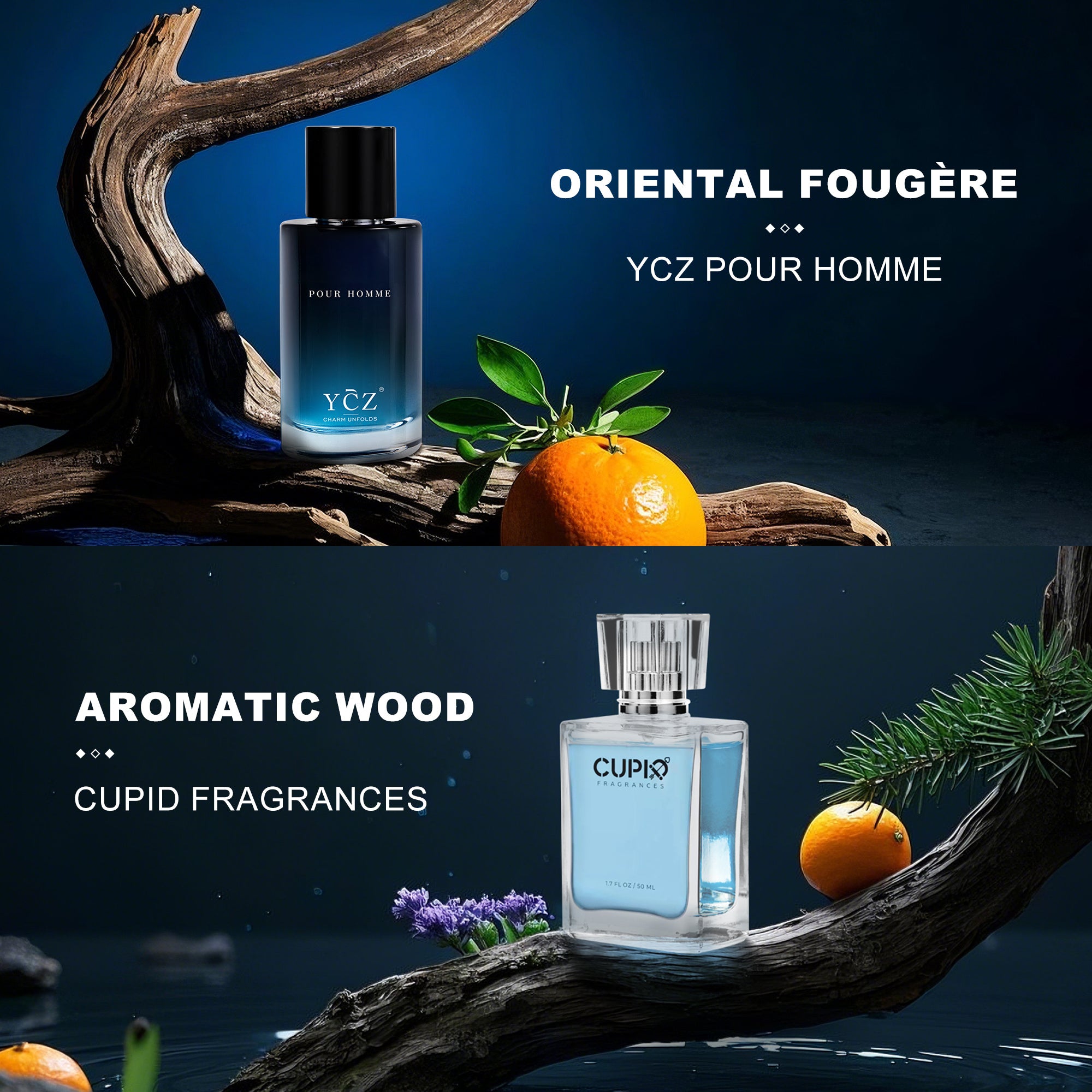 [Stylish Men's Perfume] Long Lasting, Stylish Men's Perfume, 1pc/2pcs, Spray to Exude Masculinity, Fresh Citrus Cologne, Attractive to Women, Glamorous Scent, A Must Have for Dating, Perfect Valentine's Day Gift, 1.7oz. Per B