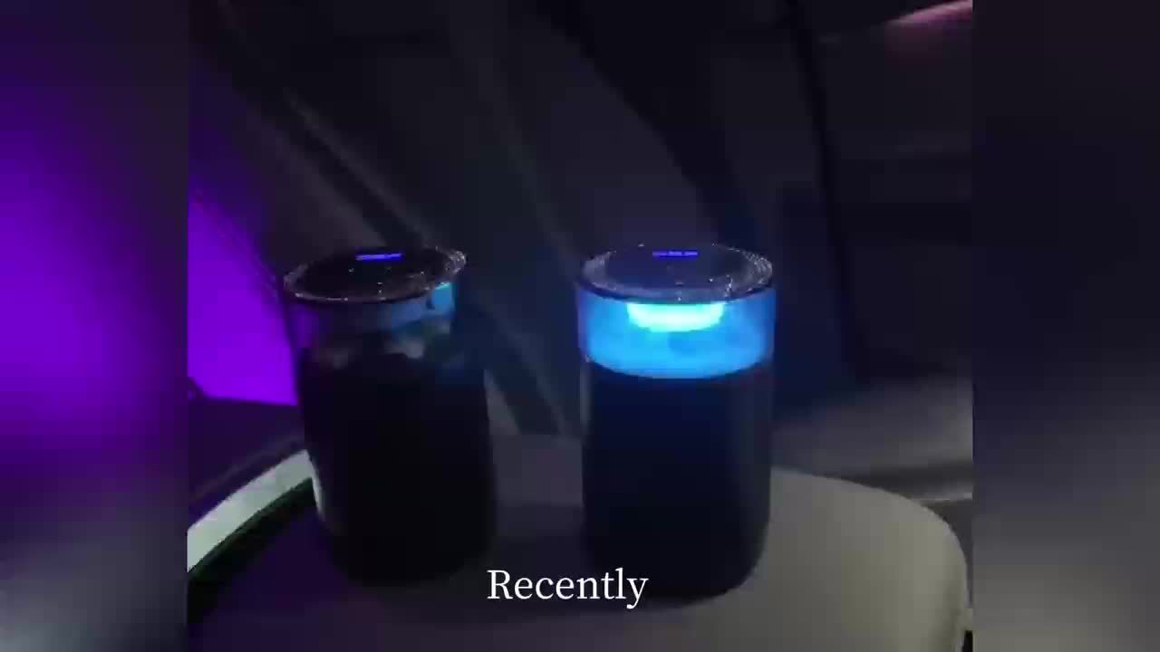 2024 New 360° Automatic Smart Car Aromatherapy Diffuser with Adjustable Intensity, Surround Fragrance Spray, and Atmosphere Light for Home, Automobiles, and Small Spaces