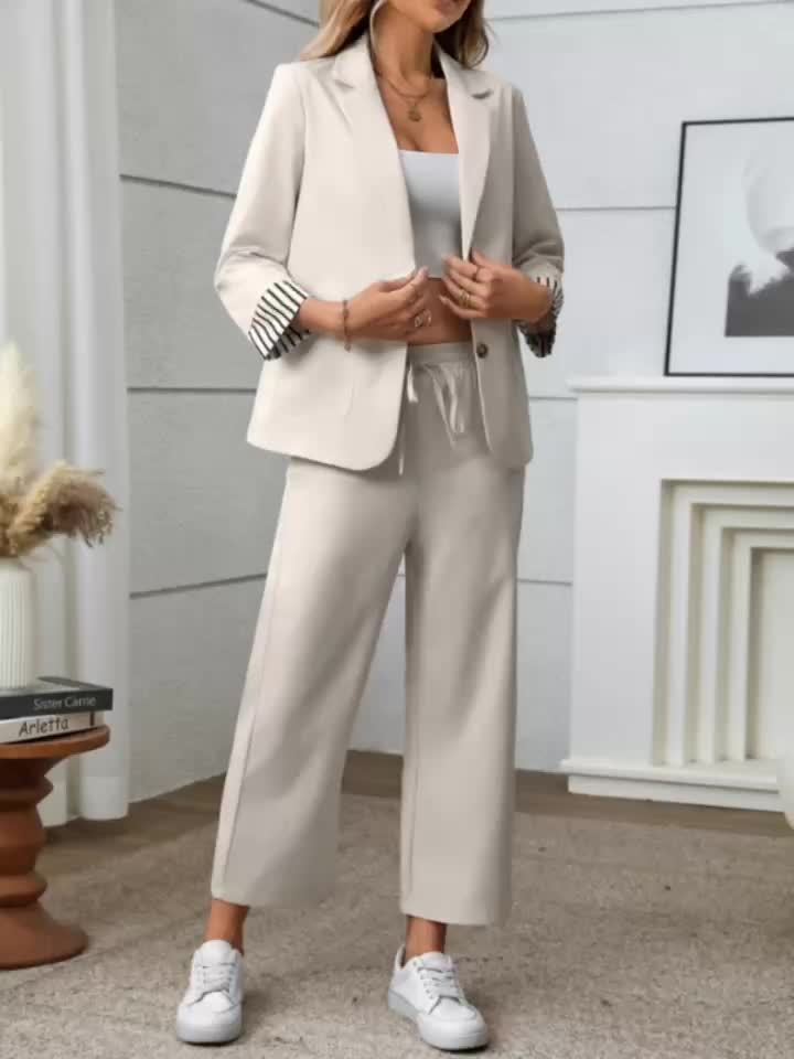 [Elegant Directional + Women's Pants Suit]