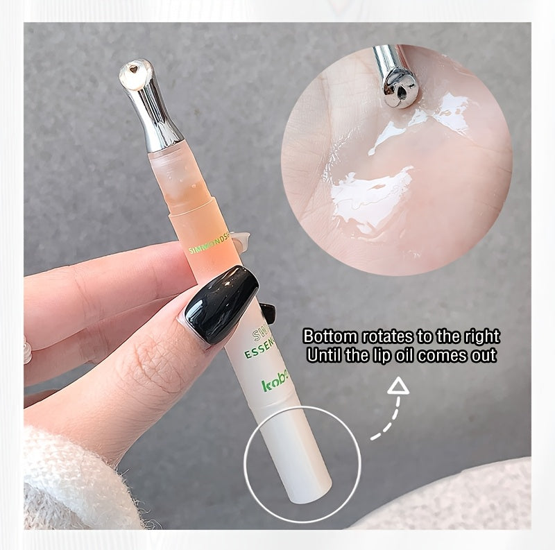 Hydrating Berry-Infused Lip Gloss - Moisturizing & Shiny Finish, Long-Lasting Nourishing Lip Oil for All Skin Types, Perfect Valentine's Day Gift