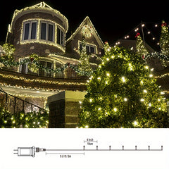 900LED 295FT Outdoor Christmas String Lights, Plug in Fairy Light with Remote Control 8 Modes &amp; Timer, Decoration for Home Garden Yard Xmas Wedding