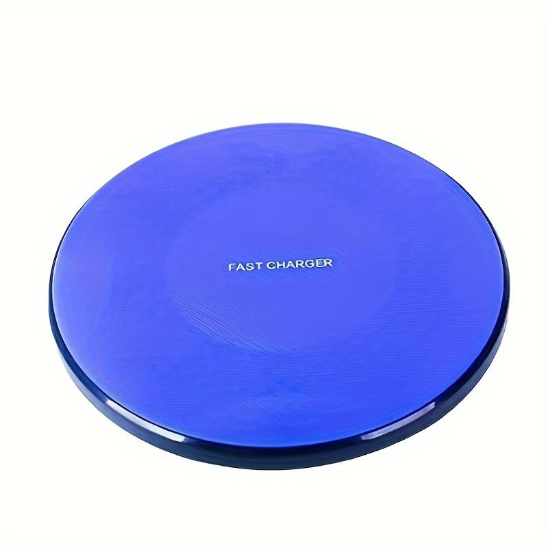 1pc Y9 10W Fast Wireless Charger, USB-Powered with Charging Indicator, Universal Compatibility for Phone 15/14/13/12/11 Pro Max/XR/XSMAX/X/8Plus, ABS Plastic, Portable &amp; Desktop-Friendly