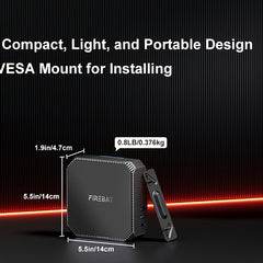 FIREBAT N150 Mini PC - AK2 Plus Mini Computer 16GB RAM+512GB SSD Pro Dual LAN