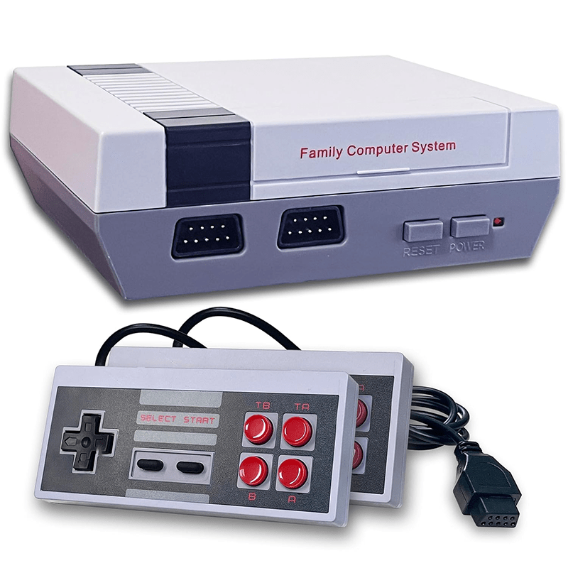 Best home Gift -Wired mini game console classic nostalgic double fight retro home red and white machine-Best holiday gift -The perfect gift for families and children
