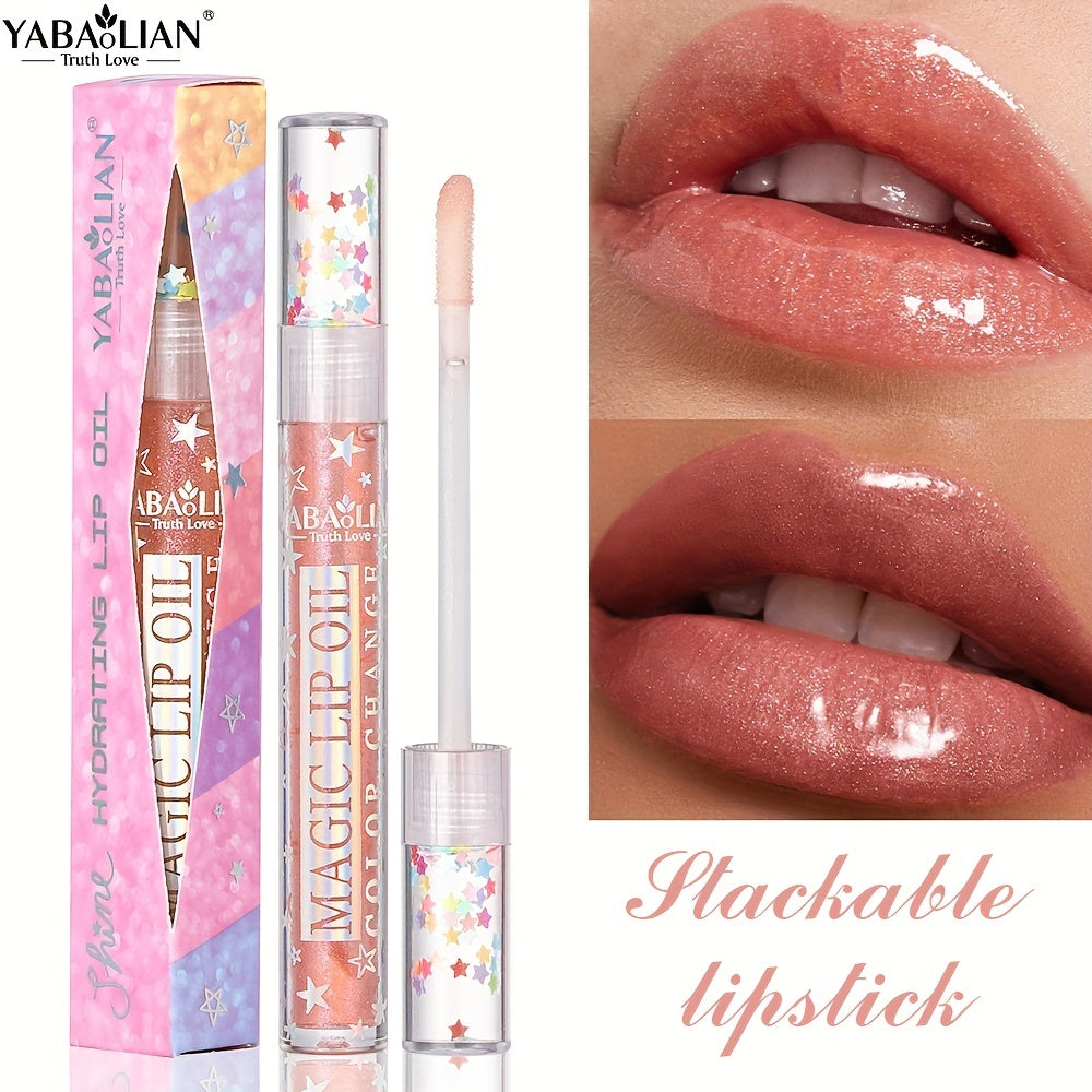 Water Light Lip Gloss Mirror Transparent Lip Glaze Jelly Glass Lip Gloss, Moisturizing Lip Gloss Valentine's Day Gifts For Women And   Mother's Day Gift