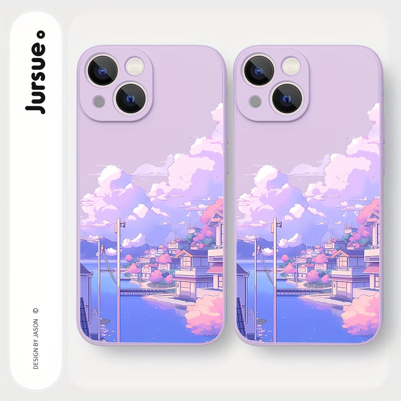 iPhone 15 14 13 12 11 Pro Max SE 2020 X XR XS 8 7 Plus Premium Shockproof Soft Phone Case - Air Cushion Protection, TPU Material, Vibrant Candy Colors, Cute Design - Durable and Fun Accessory