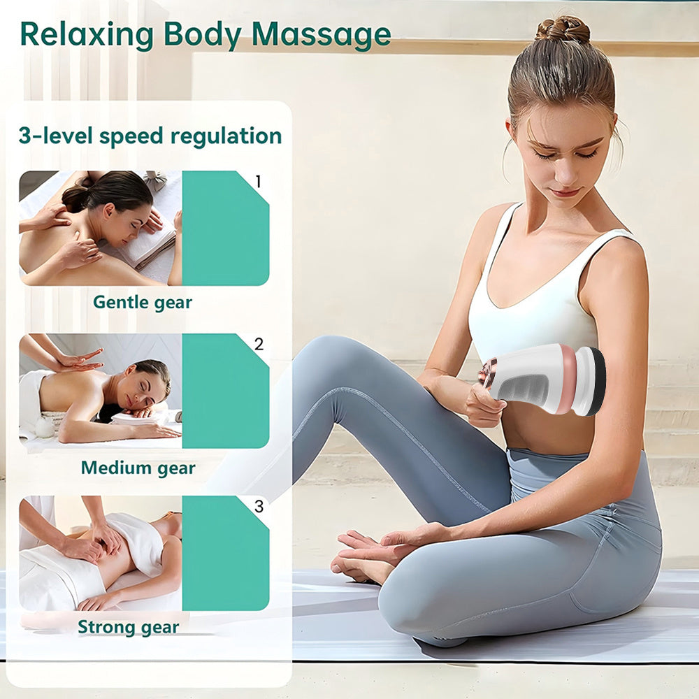 1pc Cellulite Massager: Handheld Electric Body Massager for Skin Tightening, Belly Waist, Butt, Arms &amp; Legs