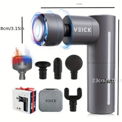 Massage Gun For Deep Tissues, Body Massager, Handheld Deep Tissue Heating Massage Tool For Neck And Back