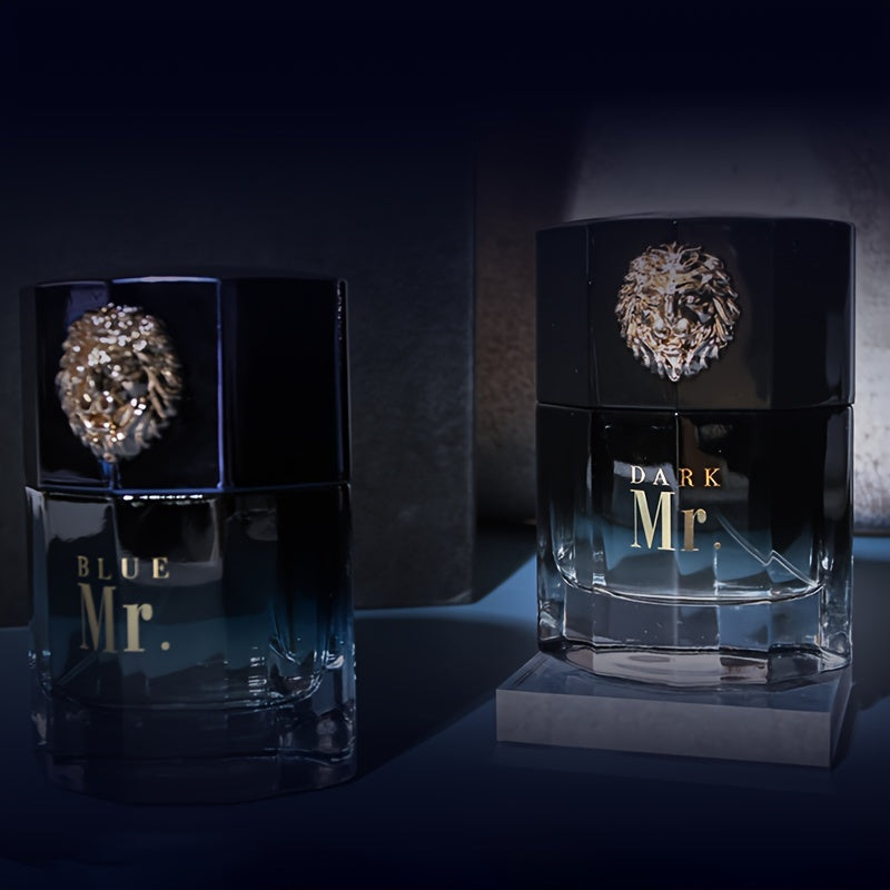 3.38oz Mr. Blue Men'S Perfume Long-Lasting Fragrance Lion Domineering Perfume Sports And Leisure Party Perfume Business Travel Perfume Couple Lover Partner Date Dinner Perfume Satisfying Gift Perfume