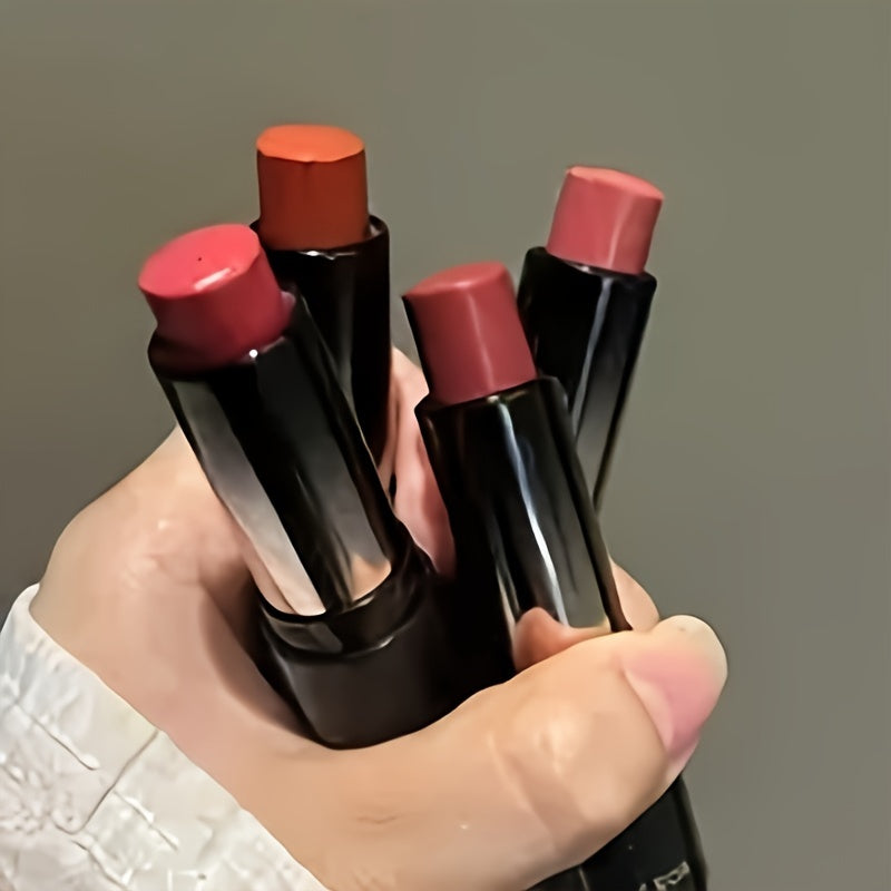 1pc, Dewy Glossy Lipstick, Long-Lasting & Non-Sticky, Mirror Shine Lip Gloss, Moisturizing, Perfect For Daily Use & Mother's Day Gift, Red-Brown Shades