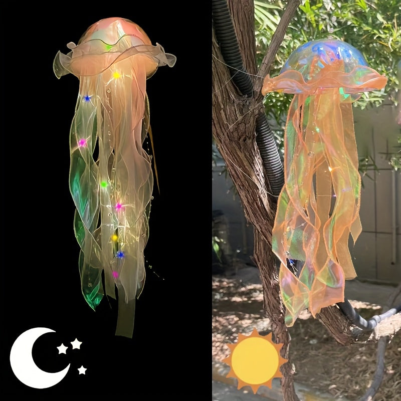 2pcs The Glowing Jellyfish Decorative Lamp Can Be Used for Courtyard, Garden, Tree, Lawn Decoration, And Holiday Party Activities
