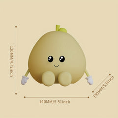 New pomelo Silicone Night Light, Colorful Color Change, Can Be Used as a Phone Holder, Unique and Warm Home Gift, Valentine's Day, Birthday Gift
