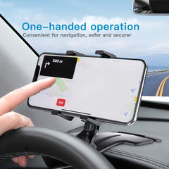 Universal Car Phone Holder Mount, 360 Degrees Rotation Dashboard Phone Holder, Car Phone Mount For IPhone, Samsung, Google, Nokia, And 3TB 7" Smartphones