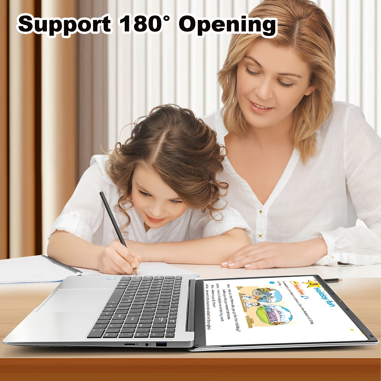 Newest 15.6 FHD Student Laptop Computer, Person PC Work Notebook Computers For College Students, Intel Celeron Dual Core Processor Up To 2.60GHz, 8GB RAM, 256GB SSD, Webcam, Slim Portable Laptops, 15.6 Inch Full HD IPS Displa