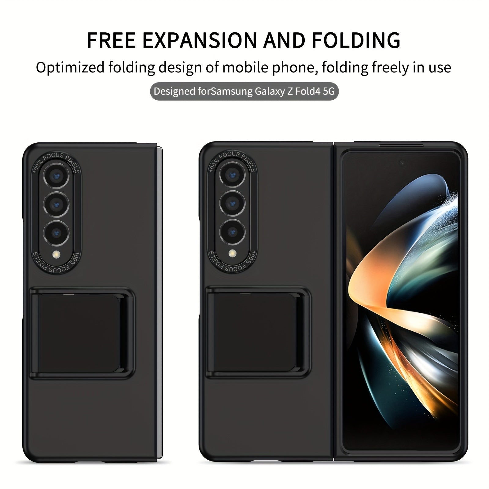 Suitable For Samsung Galaxy ZFold5/4 Phone Case Folding Screen Fold3 Gear Support ZFlip4/5 Anti-fall Protective Cover