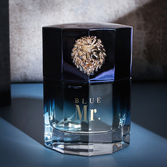 3.38oz Mr. Blue Men'S Perfume Long-Lasting Fragrance Lion Domineering Perfume Sports And Leisure Party Perfume Business Travel Perfume Couple Lover Partner Date Dinner Perfume Satisfying Gift Perfume