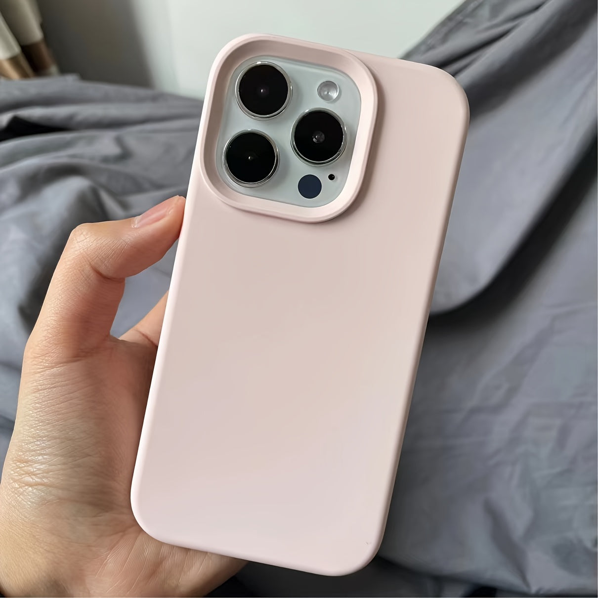 Premium Liquid Silicone Phone Case - Durable &amp; Shockproof Protection for iPhone Series - Anti-Slip, Flexible, and Slim-Fit Design