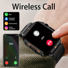 SENBONO New Smart Watch for Men, Wireless Call Smartwacth, 340mAh Large Battery, Information Push and Read, Custom Watch Face, Sport Smart Watch for Phone