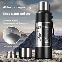 316 Stainless Steel Liner Vacuum All-steel Thermal Pot