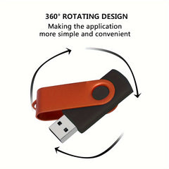 2pcs High-Speed USB 2.0 Flash Drives - Metal Pen Design, Secure Storage for PC/Laptop/Tablet/Mobile Phone, Car Audio & Game Console Compatible - Sizes: 8GB to 64MB