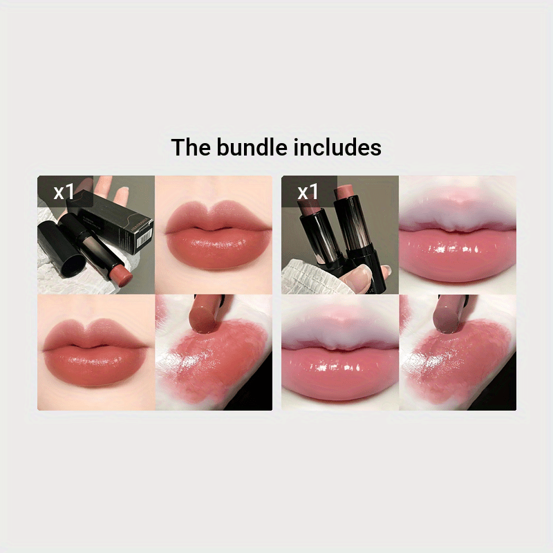 1pc, Dewy Glossy Lipstick, Long-Lasting & Non-Sticky, Mirror Shine Lip Gloss, Moisturizing, Perfect For Daily Use & Mother's Day Gift, Red-Brown Shades