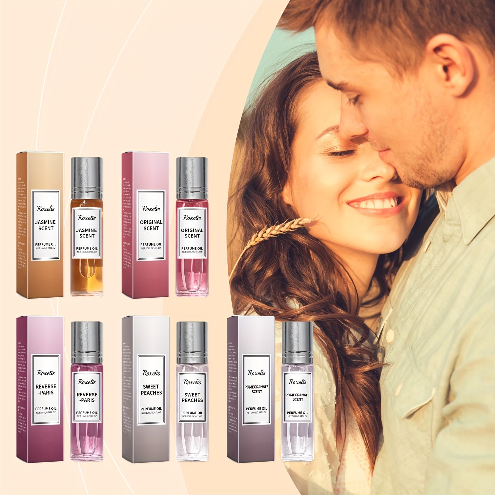 Set Of 5 Pieces Of Perfume Intimate Partner Perfume, Long-acting Perfume, Romantic Perfume, Infused With Essential Oil Perfume To Increase Intimacy, Men's And Women's Perfume