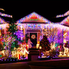 900LED 295FT Outdoor Christmas String Lights, Plug in Fairy Light with Remote Control 8 Modes &amp; Timer, Decoration for Home Garden Yard Xmas Wedding