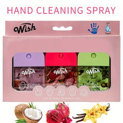 Wish 3/6pcs Set Portable Hand Perfume Spray, Power Mist Hydrating Spray, That Leaves Hands Cleaning, Hydrated, And Delicately Scented. Moisturizing Mini Hand Fragrance Spray, Travel Size For Ideal For Outdoor Activities, Holi