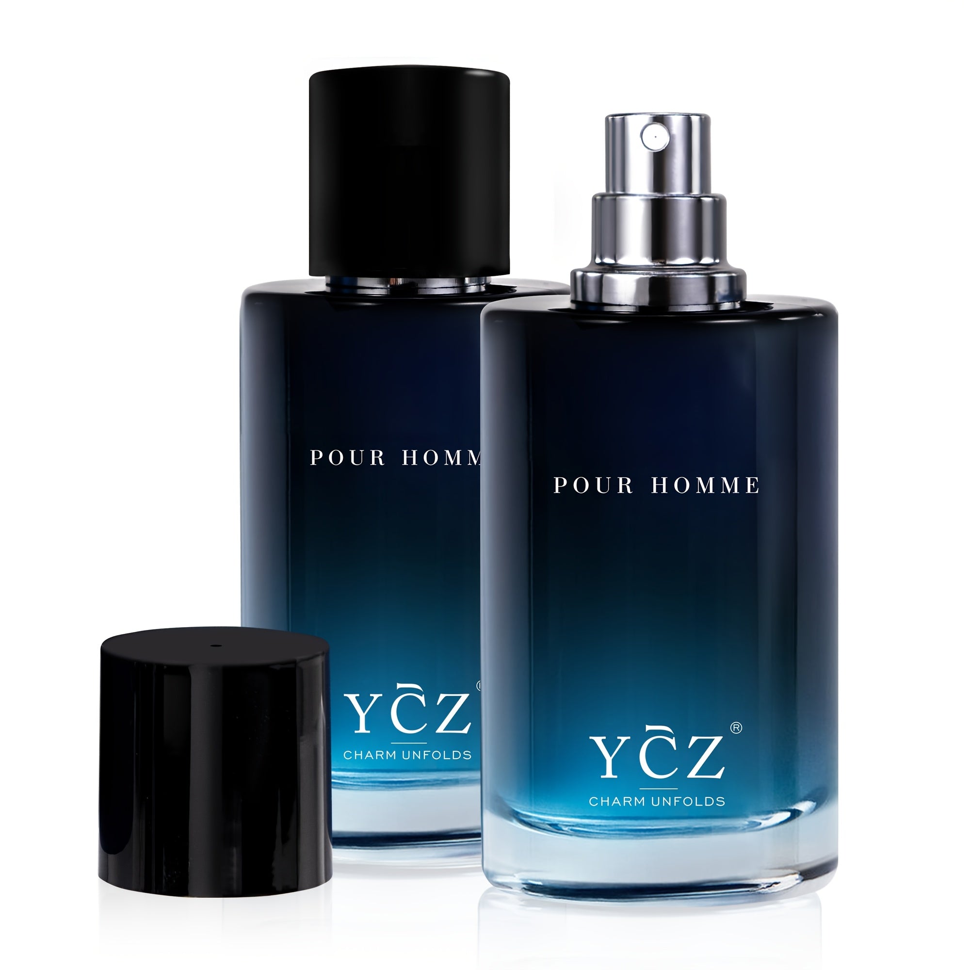 [Stylish Men's Perfume] Long Lasting, Stylish Men's Perfume, 1pc/2pcs, Spray to Exude Masculinity, Fresh Citrus Cologne, Attractive to Women, Glamorous Scent, A Must Have for Dating, Perfect Valentine's Day Gift, 1.7oz. Per B