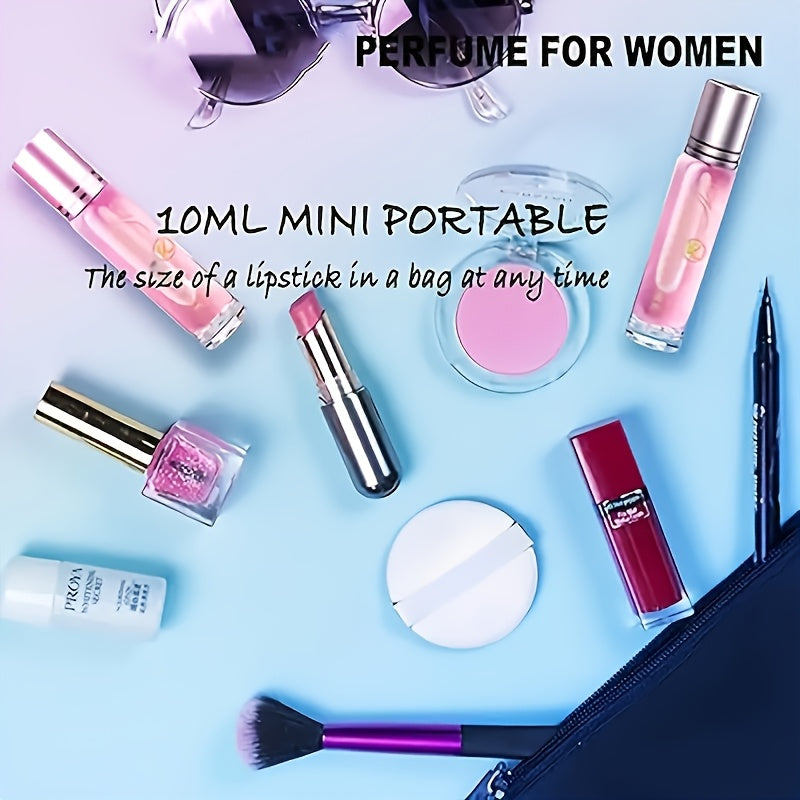 0.34oz Roll-On Pheromone Women's Perfume, Long Lasting Dating Fragrance, Enhance And Release Your Charm, Attract Your Favorite People, Source Of Confidence for Girls, Exclusive Romantic Gift for Girls