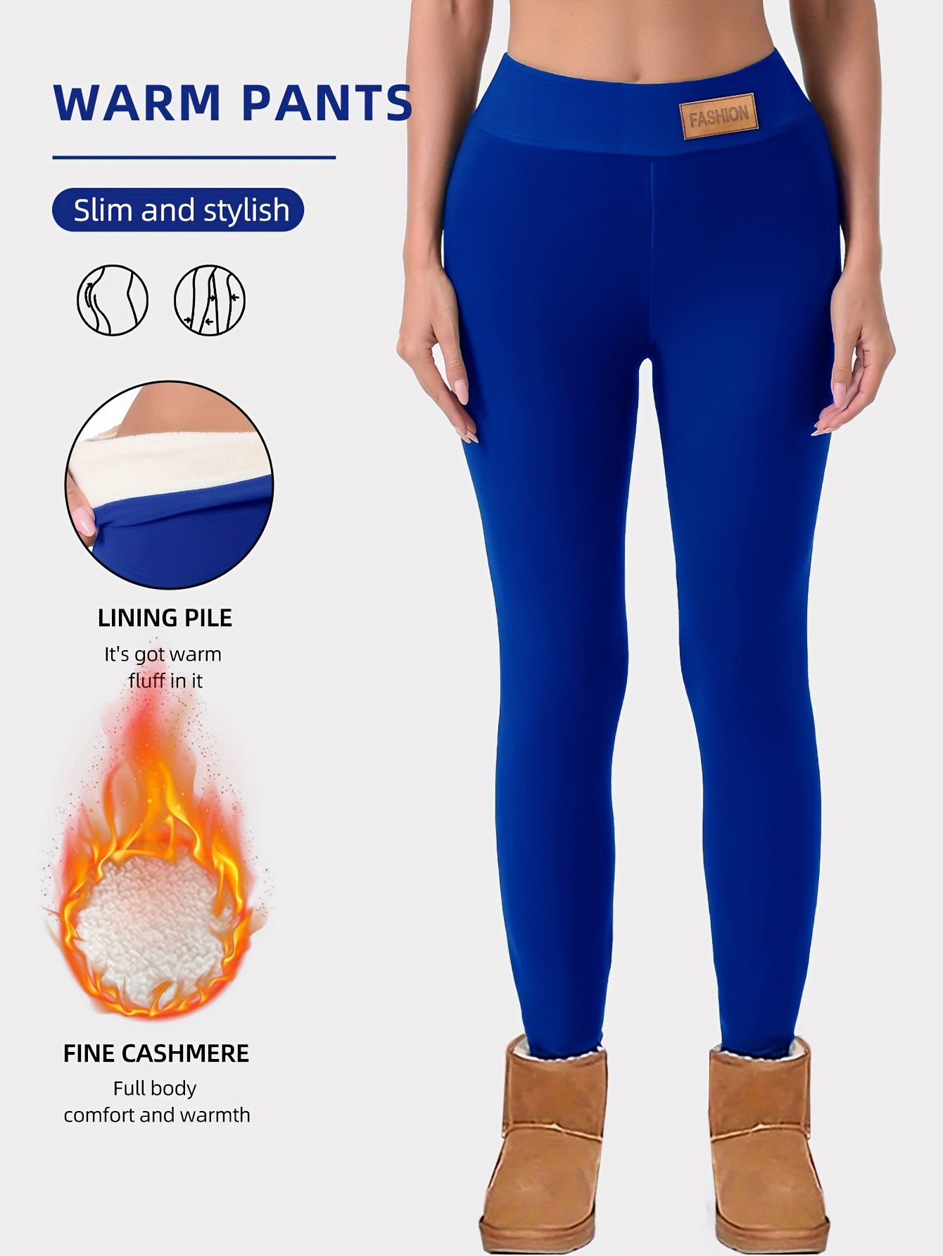 One Piece Hot Selling Winter Thick Warm Women's Pants, High Waisted Warm Women's Pants, Tight Pants
