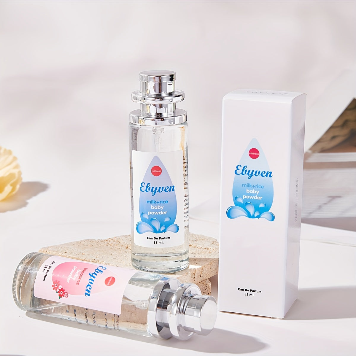 Elyuen Women's Perfume - Floral, Vanilla, Lavender, Cherry Blossom - Elegant Pink/Blue/Purple/White Bottles - Alcohol-Based Long-Lasting Fragrance (10-20% concentration) - BPA-Free - Everyday &amp; Special Occasion Women's Perfum