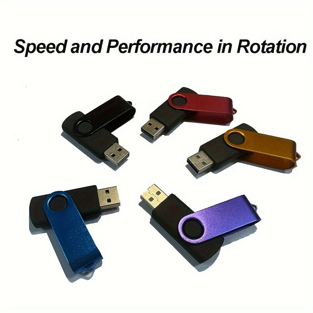 2pcs High-Speed USB 2.0 Flash Drives - Metal Pen Design, Secure Storage for PC/Laptop/Tablet/Mobile Phone, Car Audio & Game Console Compatible - Sizes: 8GB to 64MB