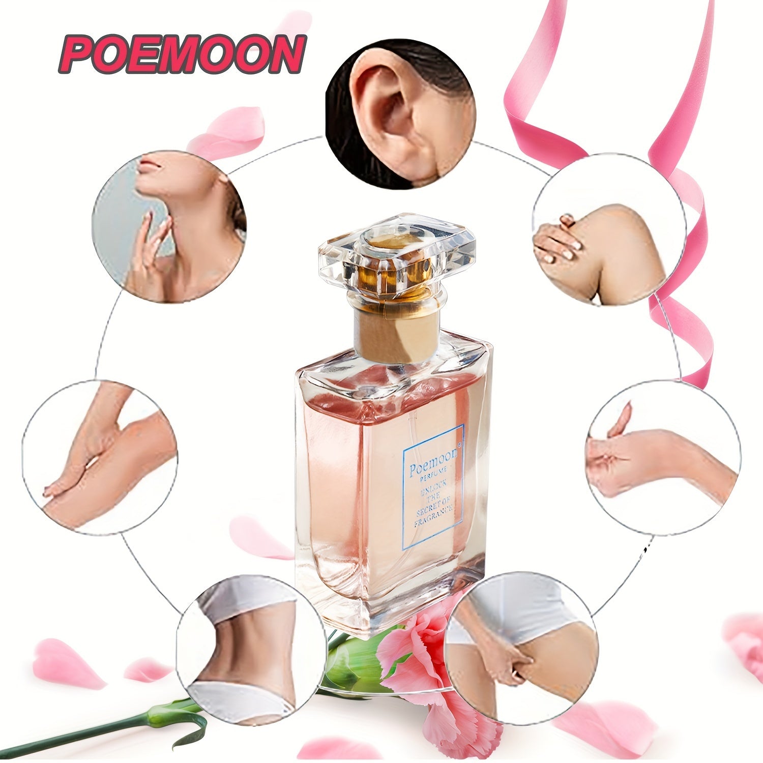 Poemoon Women Perfume, Body & Hair Perfume Mist, an excellent perfume loved by women, Hot Perfume lncreaseIntimacy Specially Designed For Women, Elegant and Romance, Long Lasting Fragrance Portable-Gift