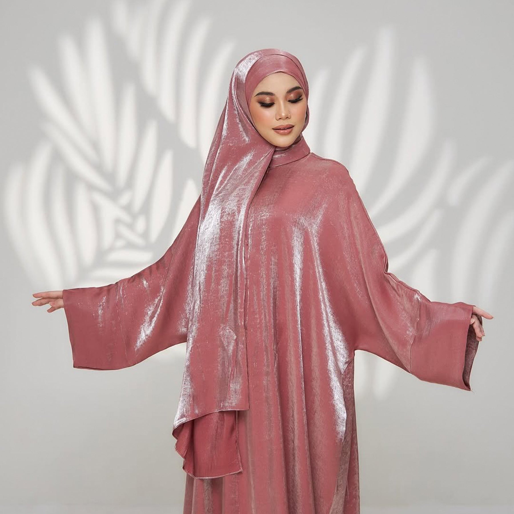 Robe longue élégante et colorée en tissu