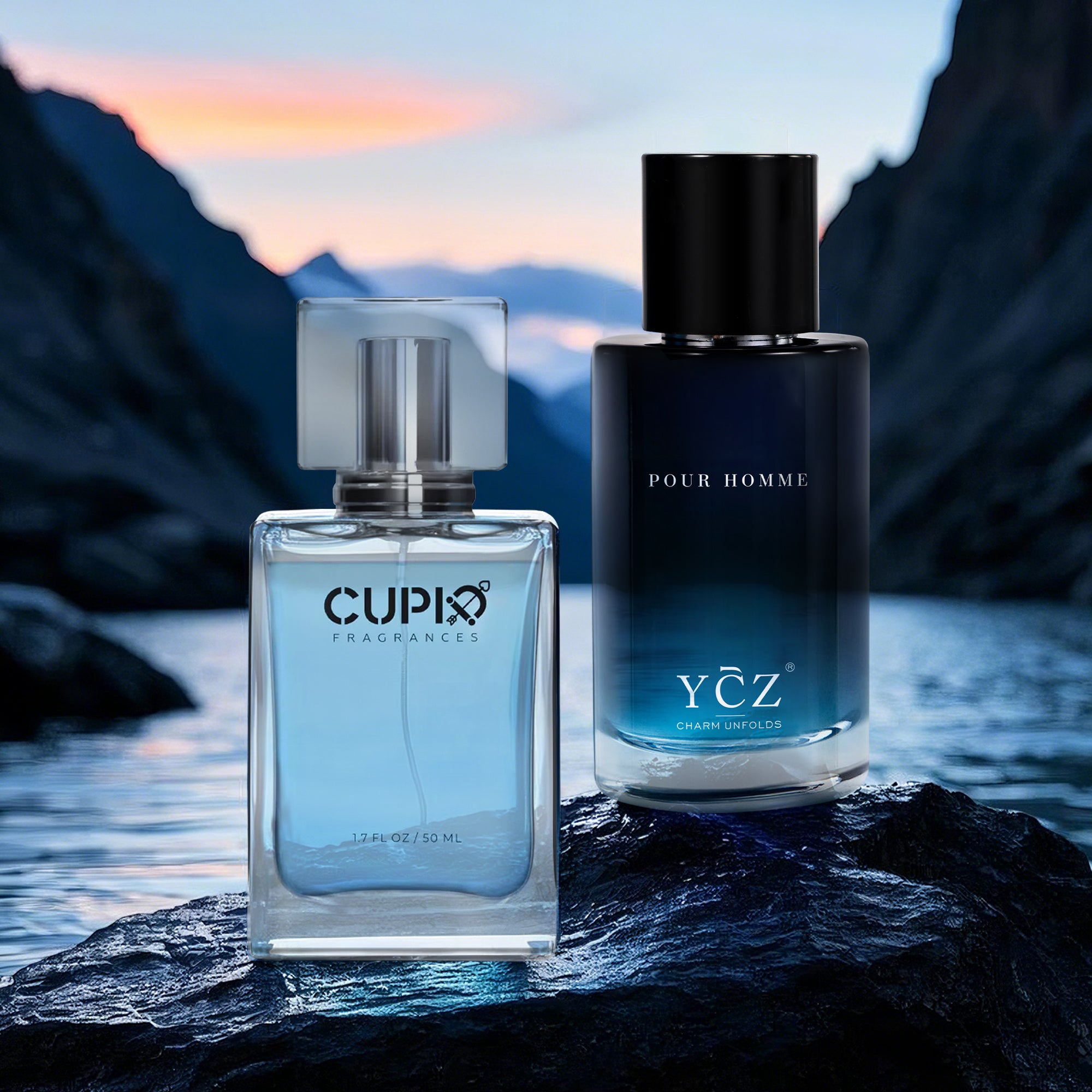 [Stylish Men's Perfume] Long Lasting, Stylish Men's Perfume, 1pc/2pcs, Spray to Exude Masculinity, Fresh Citrus Cologne, Attractive to Women, Glamorous Scent, A Must Have for Dating, Perfect Valentine's Day Gift, 1.7oz. Per B