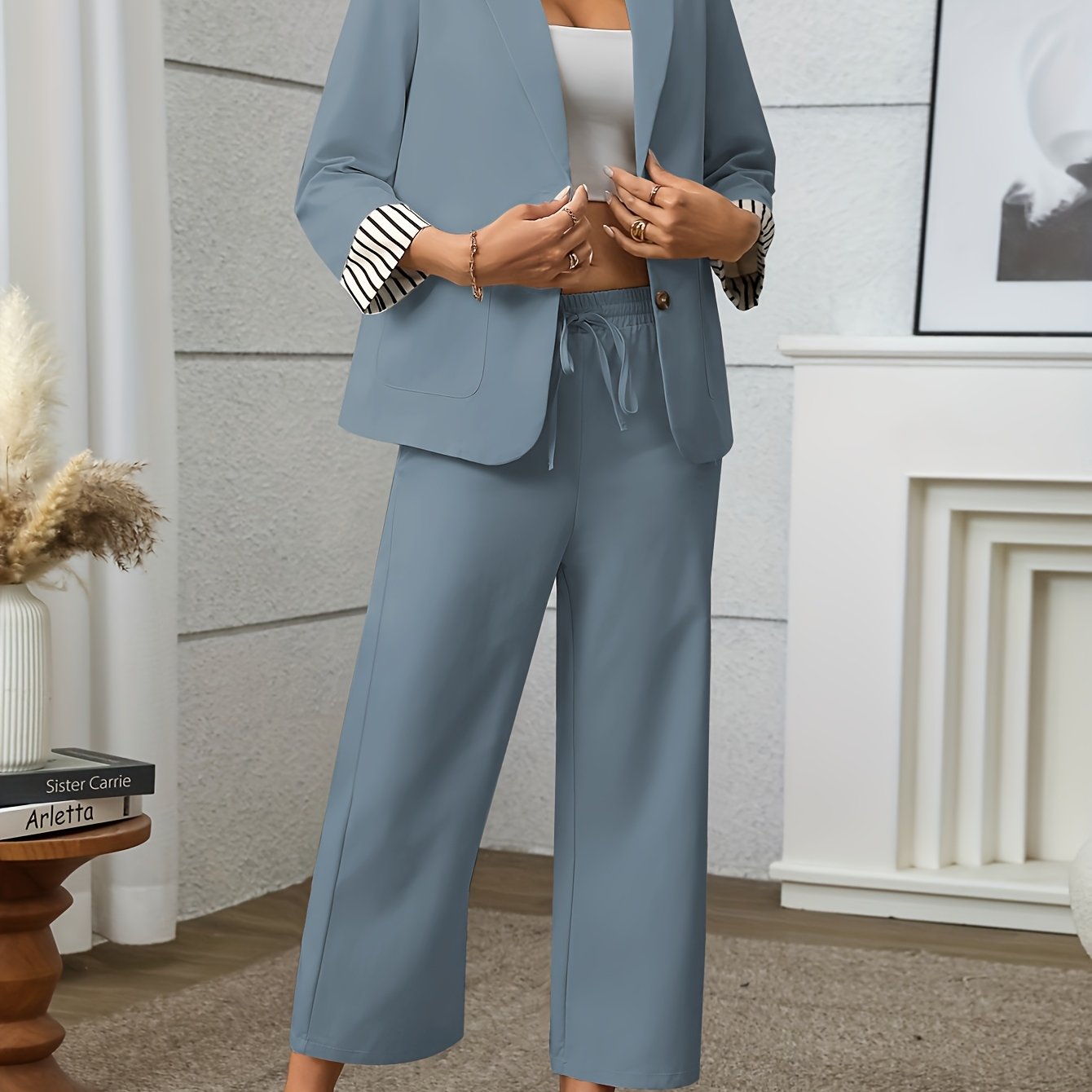 [Elegant Directional + Women's Pants Suit]