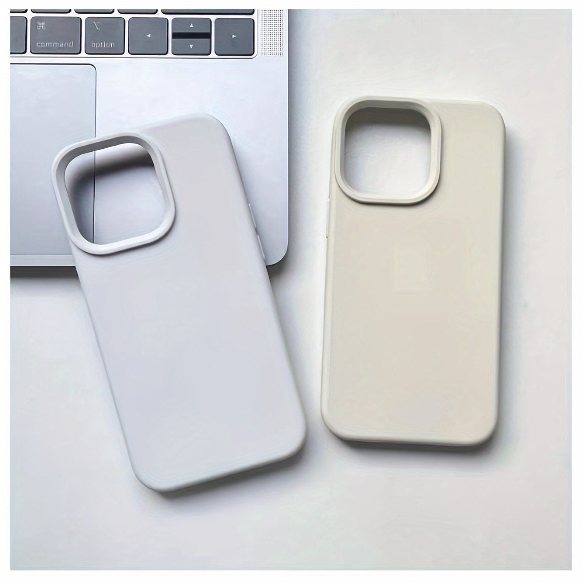 Premium Liquid Silicone Phone Case - Durable &amp; Shockproof Protection for iPhone Series - Anti-Slip, Flexible, and Slim-Fit Design